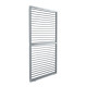Pannello con lamelle apribili - 123 cm - grigio chiaro - X-METAL
