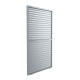 Pannello con lamelle apribili - 123 cm - grigio chiaro - X-METAL