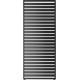 Pannello frangisole fisso - 123 cm - nero antracite - X-METAL