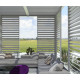 Pannello frangisole fisso - 90 cm - grigio chiaro - X-METAL