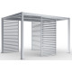 Pannello frangisole fisso - 123 cm - grigio chiaro - X-METAL
