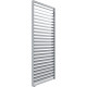 Pannello frangisole fisso - 123 cm - grigio chiaro - X-METAL