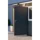 Porta semplice supplementare antracite telaio bianco - Everbox