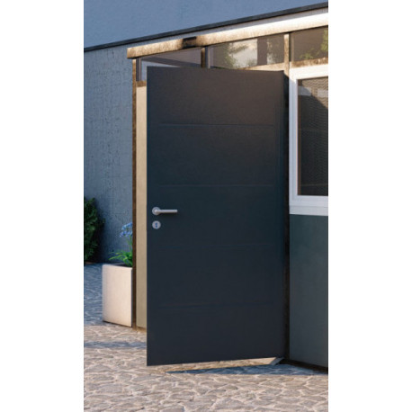 Porta supplementare antracite telaio nero - Everbox