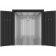 Box in metallo antracite per 3 biciclette Kosto 2,74 m² - X-METAL