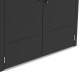 Box in metallo antracite per 3 biciclette Kosto 2,74 m² - X-METAL