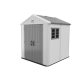 Casetta da giardino in HDPE SunLife beige 4,97 m² + pavimento - JOBU