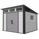 Casetta da giardino Sunlife HDPE beige 9m² + pavimento - JOBU