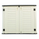 Baule da giardino Sunlife in resina beige - H.105 cm - JOBU