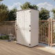 Armadio da giardino SunLife in polietilene ad alta densità 40 mm beige - H.202 cm - JOBU