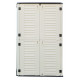 Armadio da giardino SunLife in polietilene ad alta densità 40 mm beige - H.202 cm - JOBU