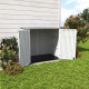 Box da giardino multifunzionale SunLife in HDPE beige - H.119 cm - 2 contenitori - JOBU