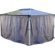 Pergola in alluminio e policarbonato 430x295,5cm Martinique 4300 Canopia by Palram