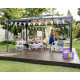 Pergola in alluminio e policarbonato 430x295,5cm Martinique 4300 Canopia by Palram