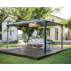 Pergola in alluminio e policarbonato 430x295,5cm Martinique 4300 Canopia by Palram