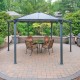 Pergola in alluminio e policarbonato Monaco™ 450x390cm - Canopia by Palram
