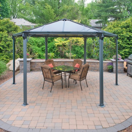 Pergola in alluminio e policarbonato Monaco™ 450x390cm - Canopia by Palram