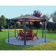 Pergola in alluminio e policarbonato Monaco™ 450x390cm - Canopia by Palram