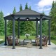 Pergola in alluminio e policarbonato 359x414,5cm Roma™ - Canopia by Palram