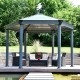 Pergola in alluminio e policarbonato 359x414,5cm Roma™ - Canopia by Palram