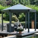 Pergola in alluminio e policarbonato 359x414,5cm Roma™ - Canopia by Palram