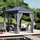 Pergola in alluminio e policarbonato 359x414,5cm Roma™ - Canopia by Palram