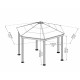 Pergola in alluminio e policarbonato 359x414,5cm Roma™ - Canopia by Palram