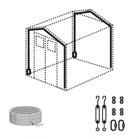 Kit di ancoraggio per casetta Grosfillex 