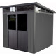 Casetta da giardino in legno composito 19,2 mm antracite 4,51 m² WINSTON skylight - Woodlife Garden