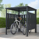 Casetta multifunzione monofalda Kosto per barbecue o biciclette in acciaio zincato grigio scuro - X-Metal