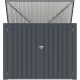 Contenitore multifunzionale 2300 L - 2 pattumiere in acciaio zincato - X-METAL