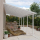 Pergola in alluminio bianco 3x9,15m + PC 16mm Olympia - Canopia by Palram