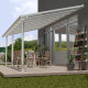 Pergola per terrazza in alluminio bianco 3x6,10m + PC 16mm Olympia - Canopia by Palram