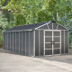 Casetta da giardino in policarbonato 21,3m² con pavimento YUKON - Canopia by Palram