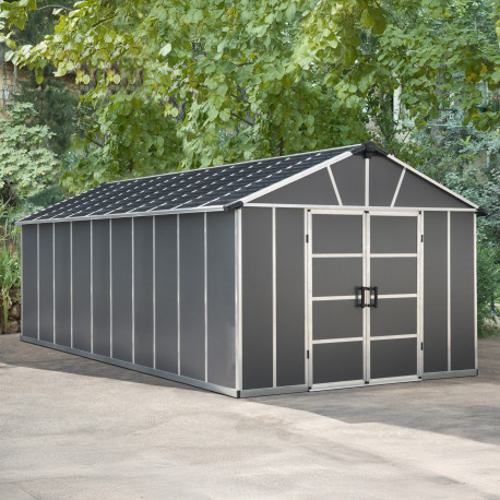 Casetta da giardino in policarbonato 21,3m² con pavimento YUKON - Canopia by Palram