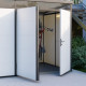 Doppia porta in sostituzione della porta singola con telaio nero - Everbox