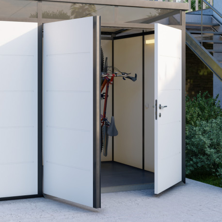 Doppia porta in sostituzione della porta singola con telaio nero - Everbox