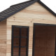 Casetta su palafitta in legno FSC termotrattato con scivolo Schplouf - Abracadaprout