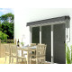 Tenda da sole motorizzata 350x250cm EASY antracite telo poliestere antracite - X-METAL