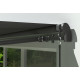 Tenda da sole motorizzata 350x250cm EASY antracite telo poliestere antracite - X-METAL