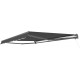 Tenda da sole motorizzata 350x250cm EASY antracite telo poliestere antracite - X-METAL