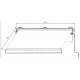 Tenda da sole motorizzata 500x300cm LUXO telo poliestere antracite - X-METAL