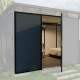 Porta doppia aggiuntiva antracite con struttura nera - Everbox
