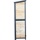 Armadio da giardino a doppia anta in legno termotrattato FSC 140x50x162cm - Arbor