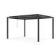 Pergola bioclimatica autoportante in alluminio antracite 3x4m FIRST - X-METAL