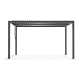 Pergola bioclimatica autoportante in alluminio antracite 3x4m FIRST - X-METAL