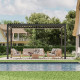 Striscia LED RGB per pergola 4x4m X-METAL