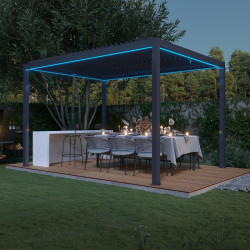 Striscia LED RGB per pergola 3,5x5m X-METAL