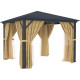 Tende per pergola 300x395cm in alluminio antracite e policarbonato X-METAL