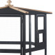 Voliera in legno FSC termotrattato diam. 150 cm x H.179 cm - Shelty Pet